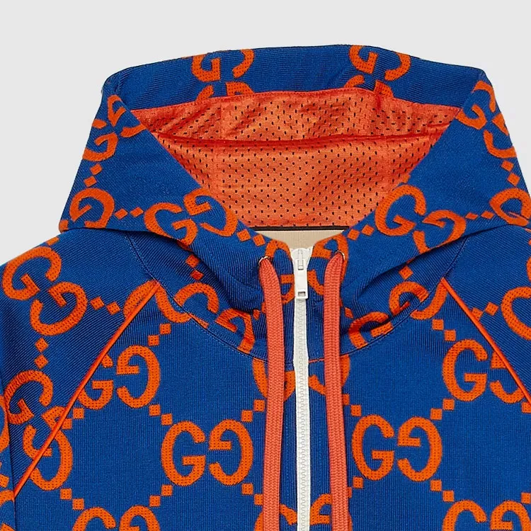GUCCI SS23 Jackets Coats Men's Blue Orange-5