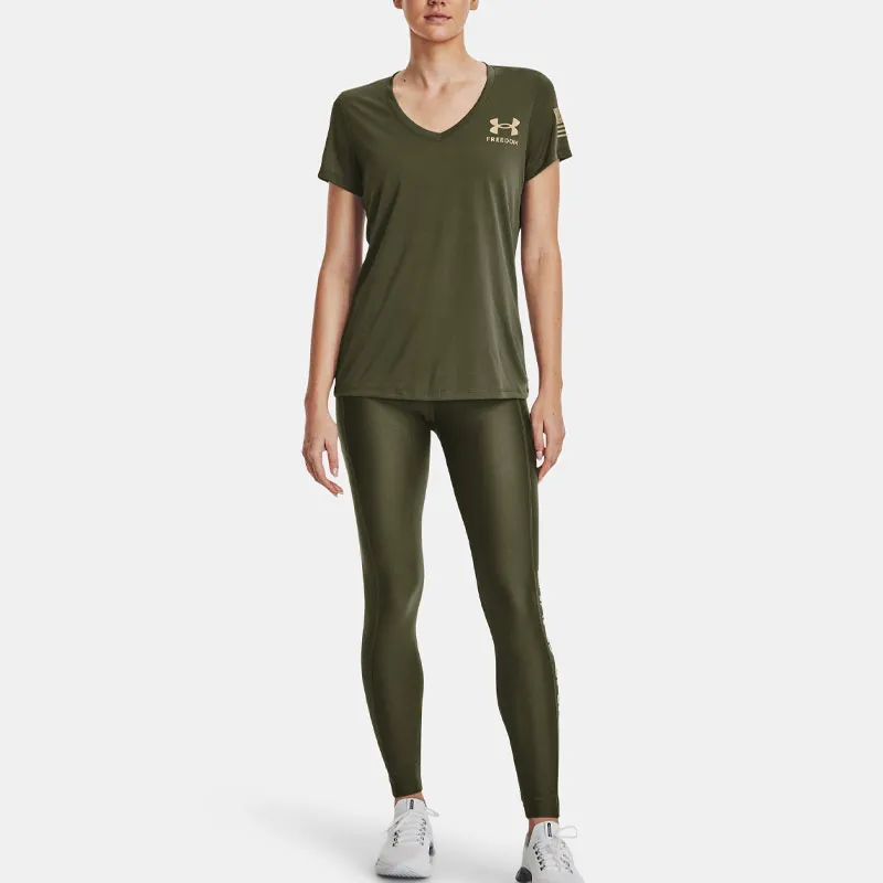 Under Armour Freedom Collection Yoga Pants Women's Green-3