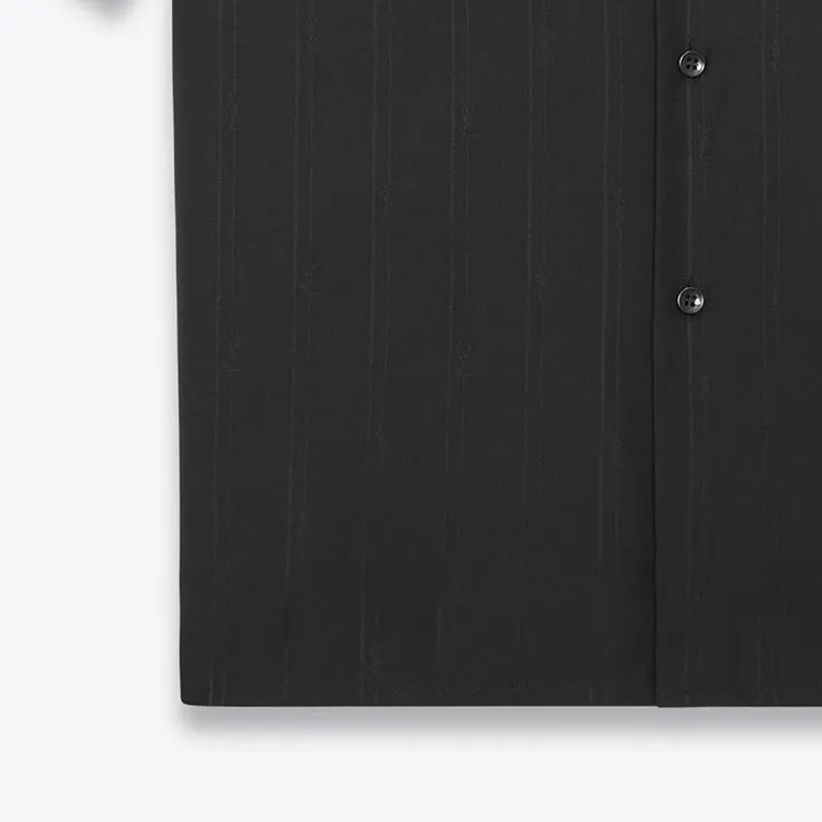 SAINT LAURENT Buttoned Short Sleeved Shirt-6