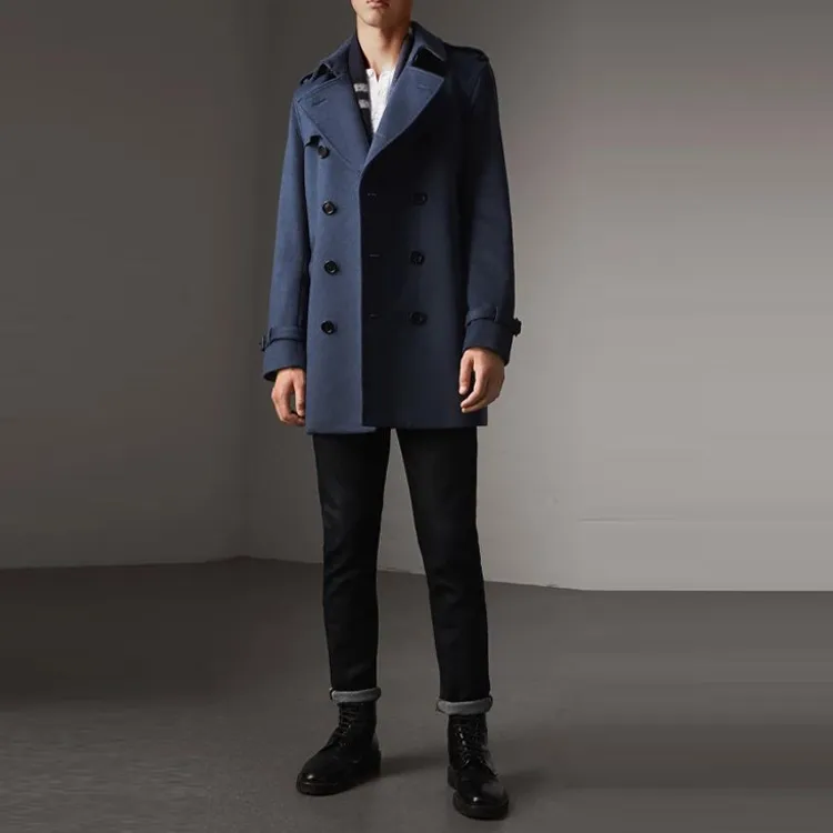 Burberry Wool Cashmere Trench Coat-3