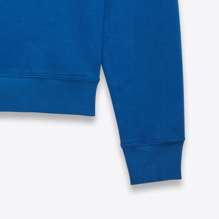 【送料&関税込】Saint Laurent Logo Embroidered Drawstring Ho SAINT LAURENT Logo Embroidered Drawstring Hoodie - POIZON