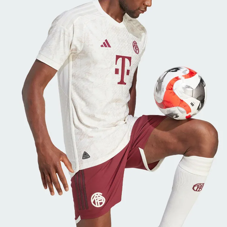 Adidas BayernFC Bayern Soccer Jersey Men's Jade White-5