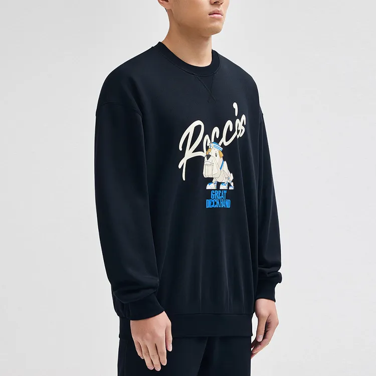Anta Basketball Collection Sweatshirt Unisex Basic Black-4