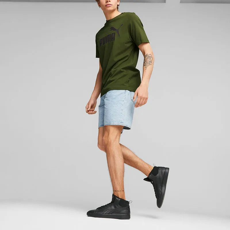 PUMA T-Shirts Men Olive Green-4
