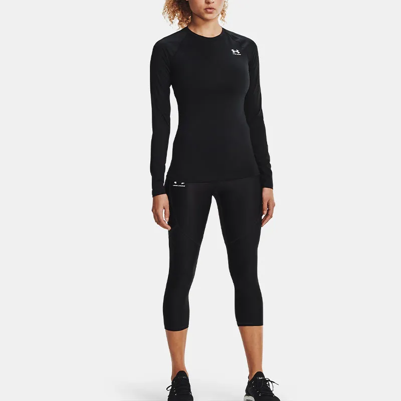 Under Armour HeatGear T Shirts Women's Black-4
