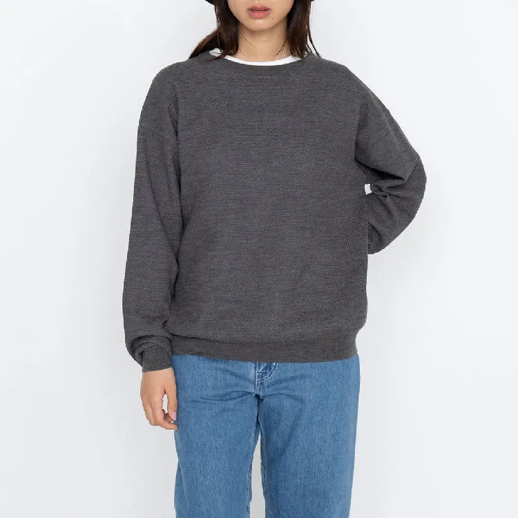 Nanamica Sweaters Unisex Charcoal-2