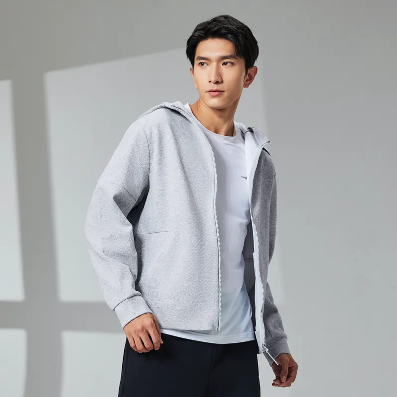 Erke Sweatshirts Men Bright Light Heather Gray-2