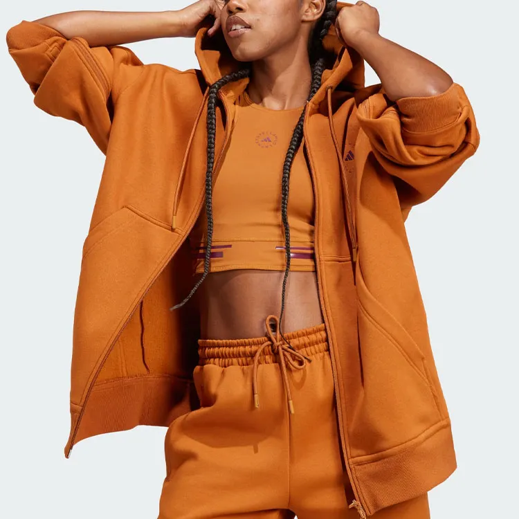 Stella Mccartney X Adidas X Stella McCartney Co titled Series Jackets Women's Brown Yellow-2