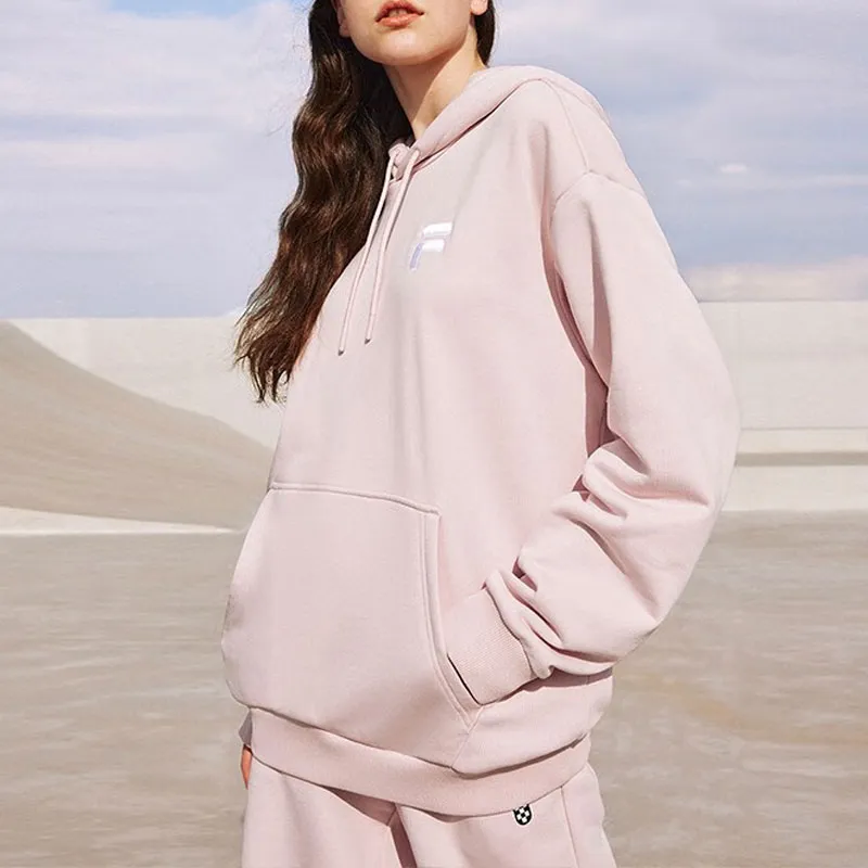 FILA FUSION FOB Series Sweatshirt Unisex Red Pink-4