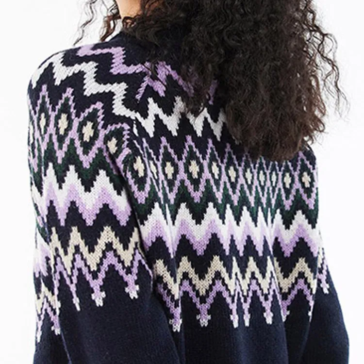 BARBOUR Sweaters Women's Navy Blue-4