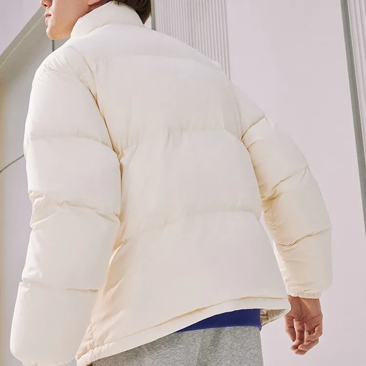 FILA FUSION Down Jacket Unisex Wheat Cream-3