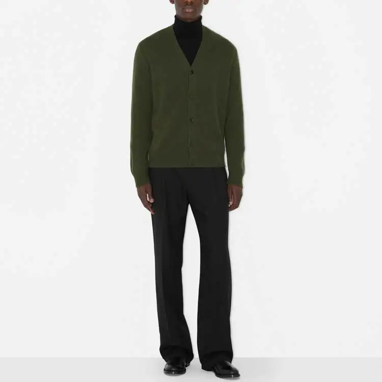 Burberry EKD motif Cashmere Cardigan-1