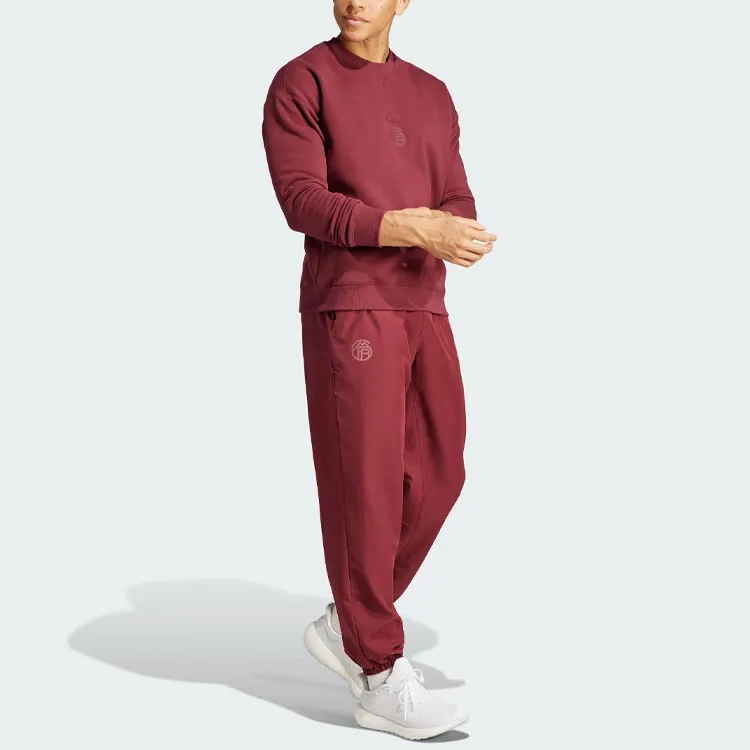 Adidas Bayern Sweatshirts Men Dark Red-2