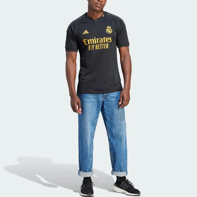 Adidas Soccer Jersey Men's Black-4
