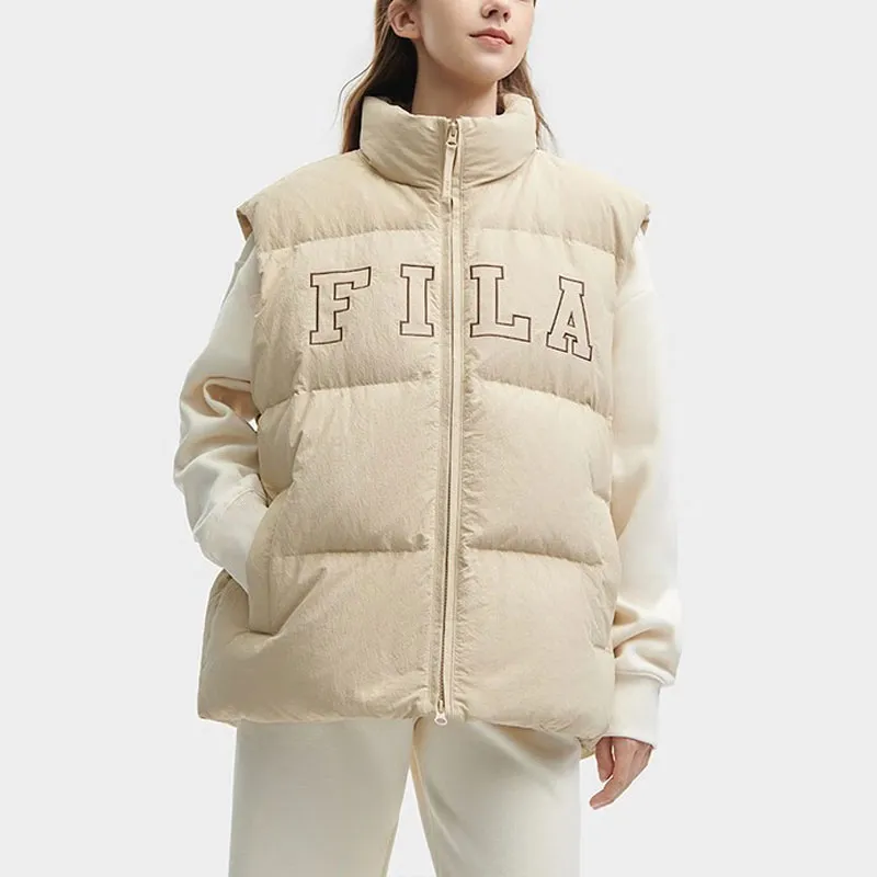 FILA Vests Unisex Light Sand Camel-2