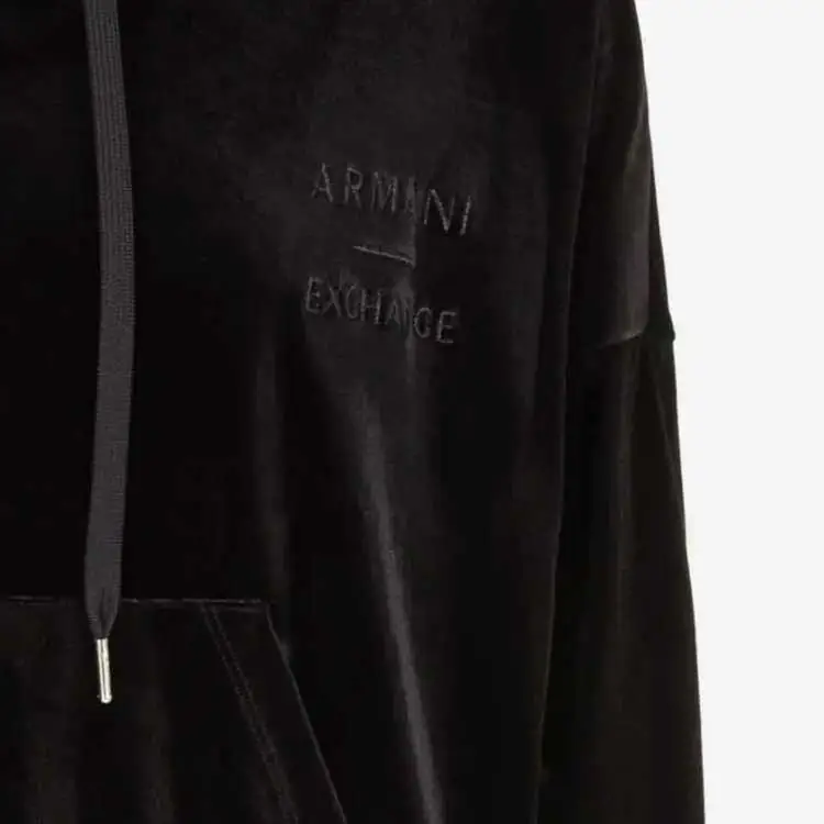 ARMANI EXCHANGE Long Sleeved Drawstring Hoodie-2