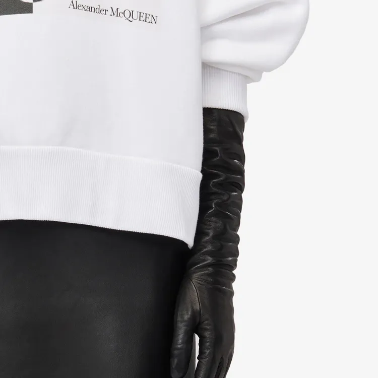 Alexander McQueen Ghost Orchid Printed Crewneck Sweatshirt-6