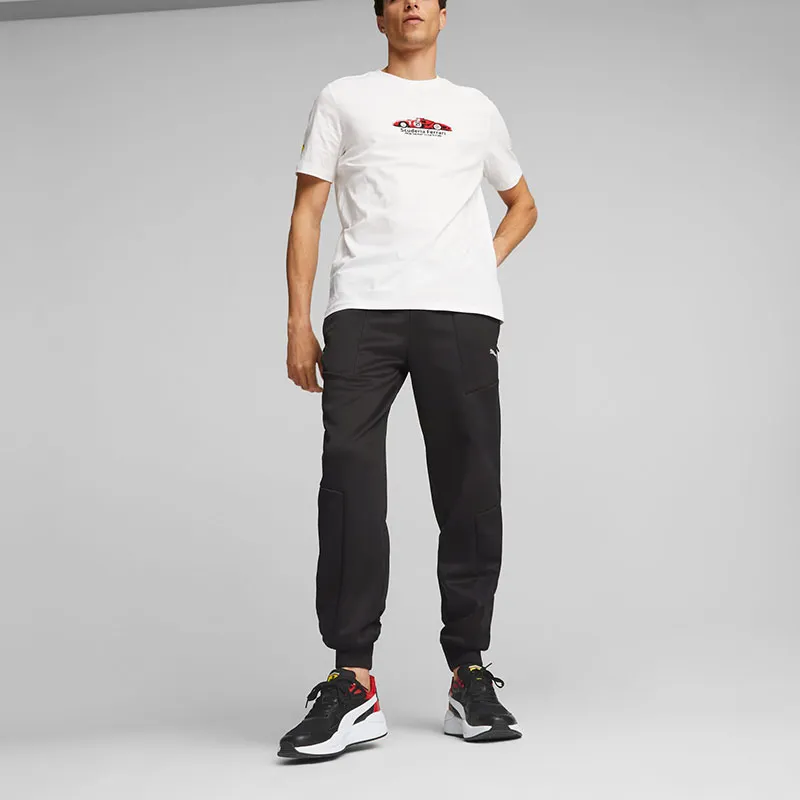 PUMA Scuderia Ferrari Racing T-Shirts Men White-4