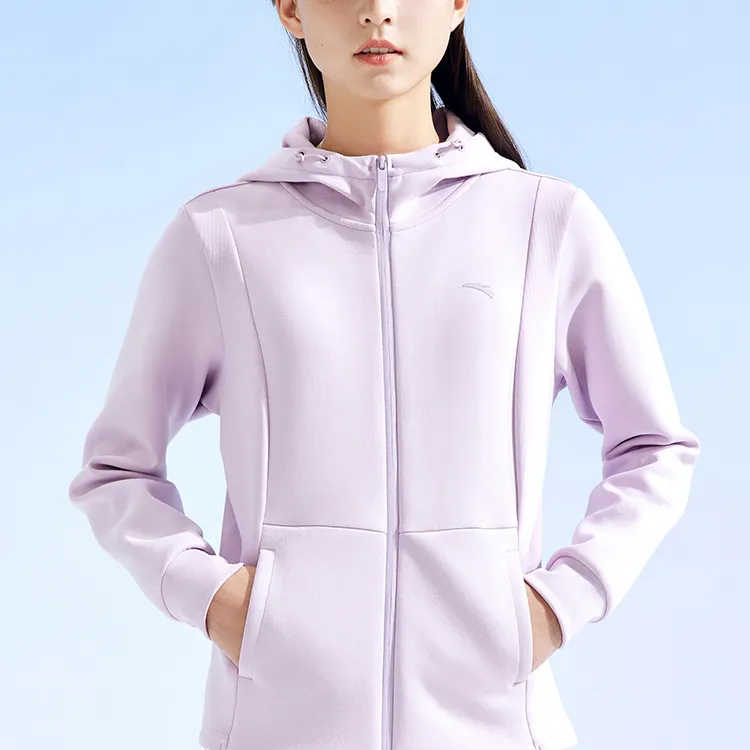 ANTA Variety Training Collection Jackets Women's Wisteria Flower Purple-1