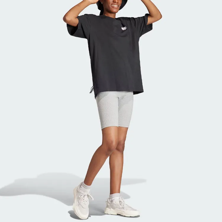 Adidas Originals Raglan Sleeve T Shirt Women's Black-3