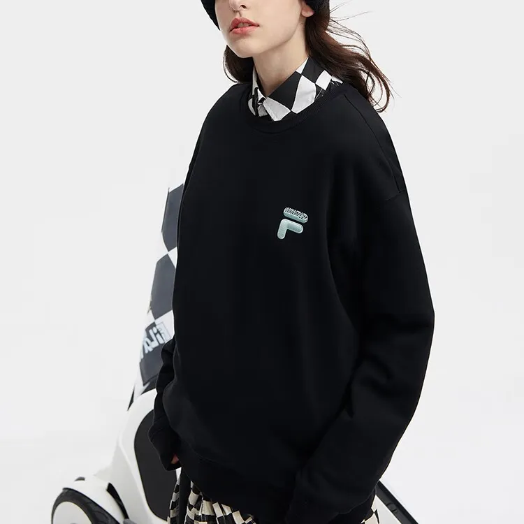 FILA FUSION Sweatshirt Unisex Black-4