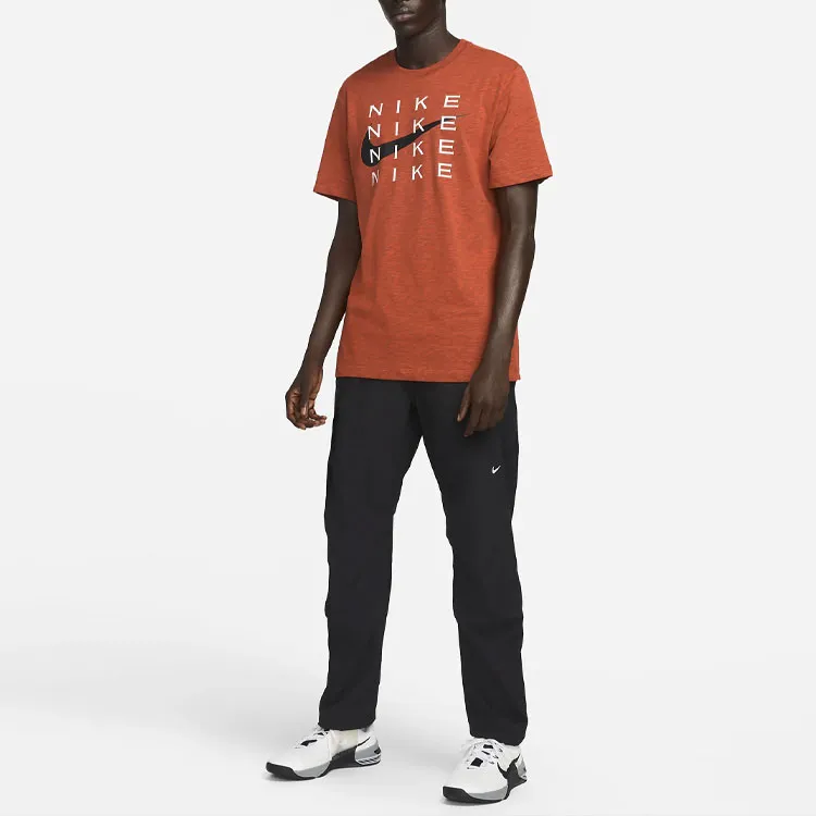 Nike T-Shirts Men Red-2