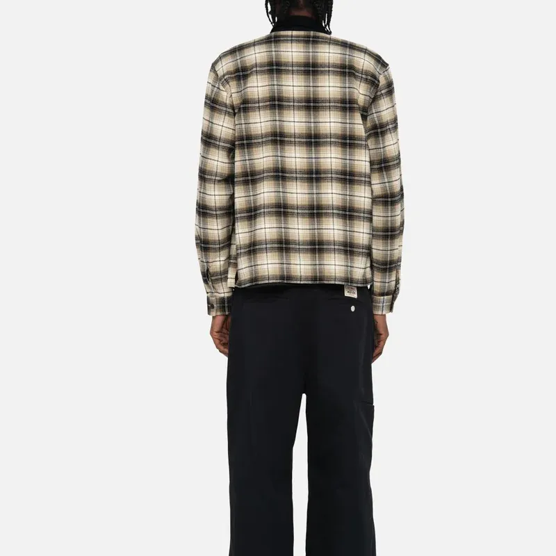 Stussy Frank Plaid Zip Shirt-3