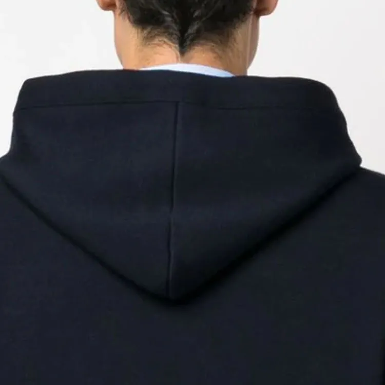 Lanvin Logo embroidered Knit Wool blend Hoodie-4