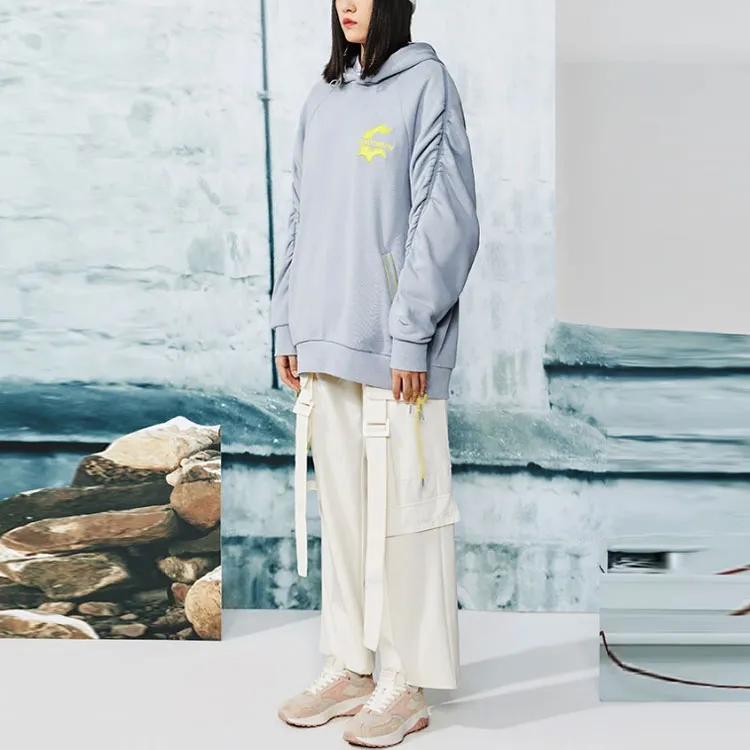 LiNing CF Journey Series Sweatshirt Unisex Gray-3