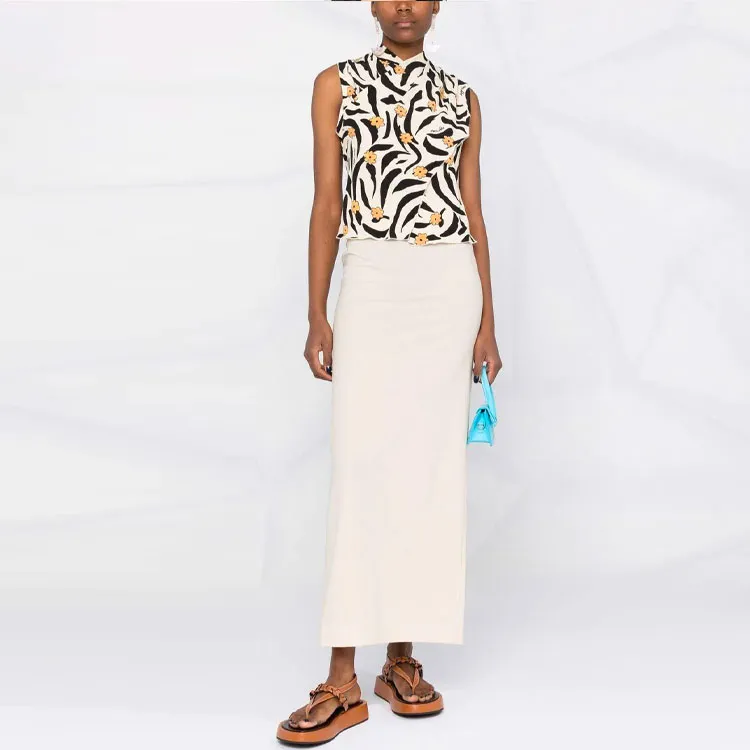 Jacquemus Casual Long Skirts Women's White-1
