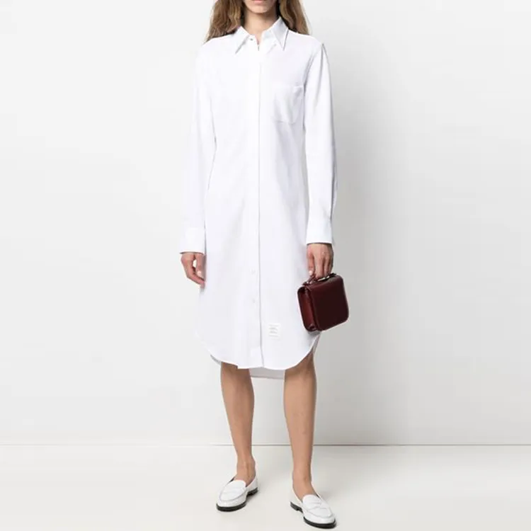 THOM BROWNE Knee length Shirt Dress-3