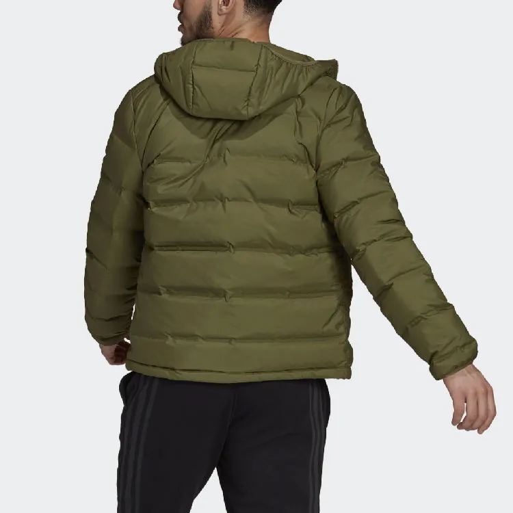 Adidas Helionic Down Jacket Winter Men's Green-3