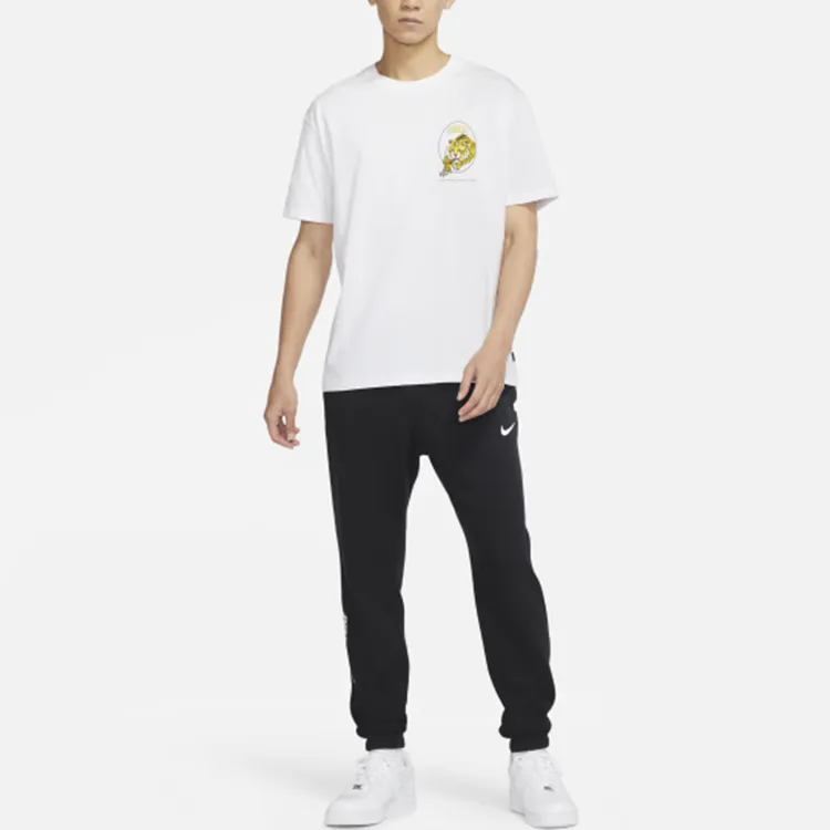 Nike T Shirts Men White-2