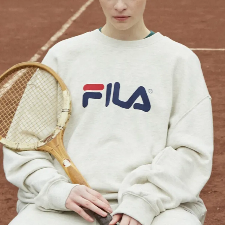 FILA Sweatshirts Unisex Beige-2