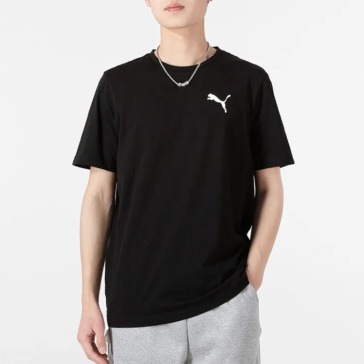PUMA T-Shirts Men Black-2