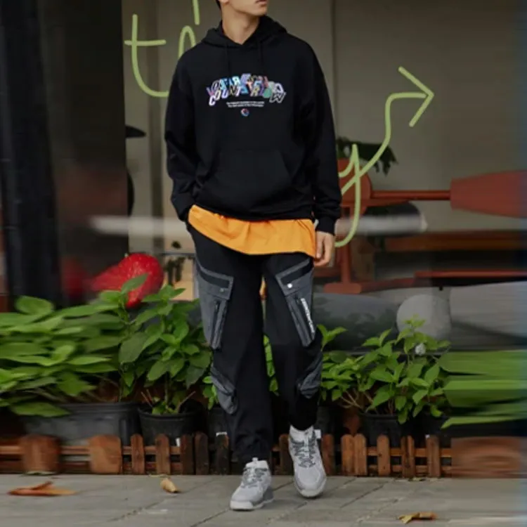 LiNing Knitted Sports Pants Men's Black-2