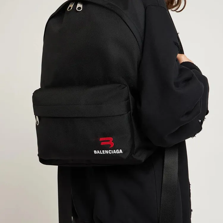 Balenciaga Explorer Polyamide Backpack Men's Black-3
