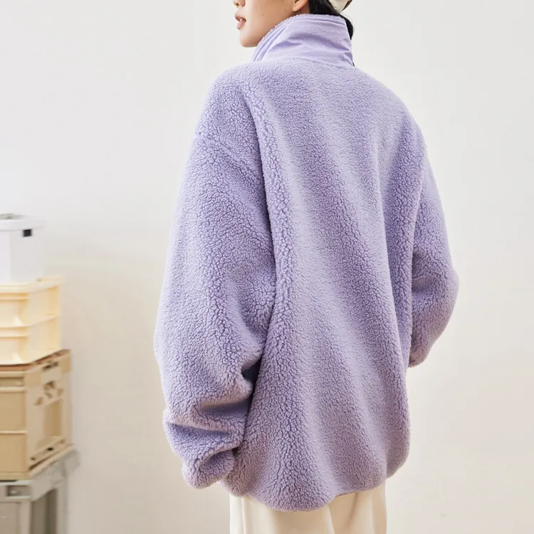 ANTA Life Collection Velvet Jackets Men Purple-3