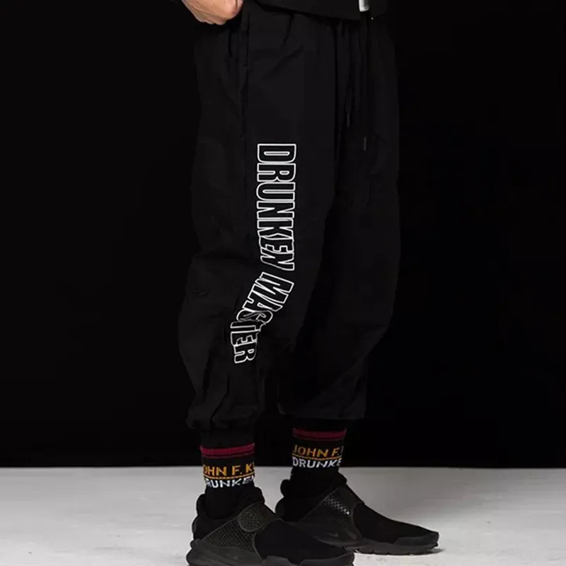 DAKYAM Casual Pants Unisex Black-2