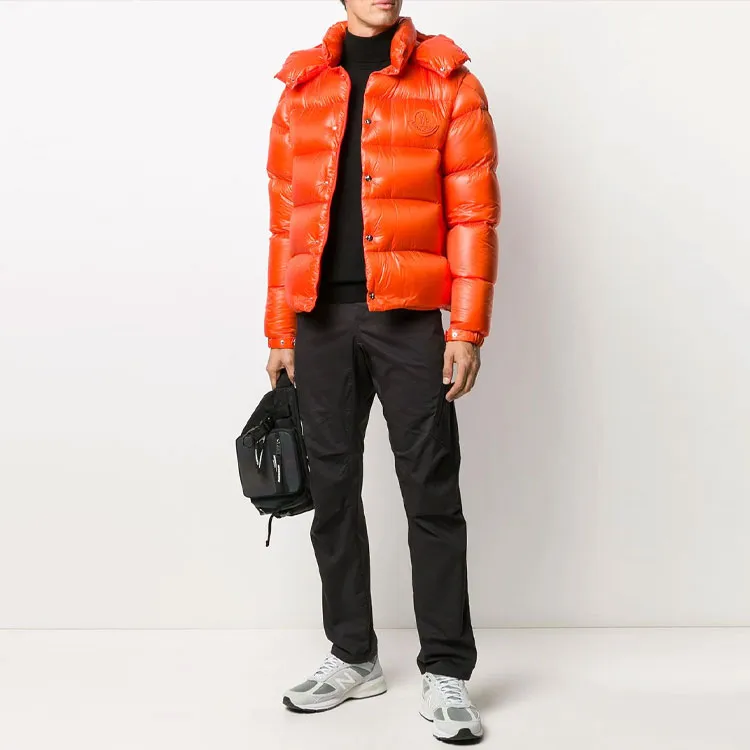 Moncler Down Jackets Men Orange-1