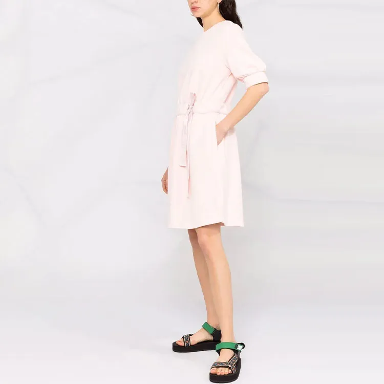 EMPORIO ARMANI Short Sleeved Dress Women's Soft Pink-3