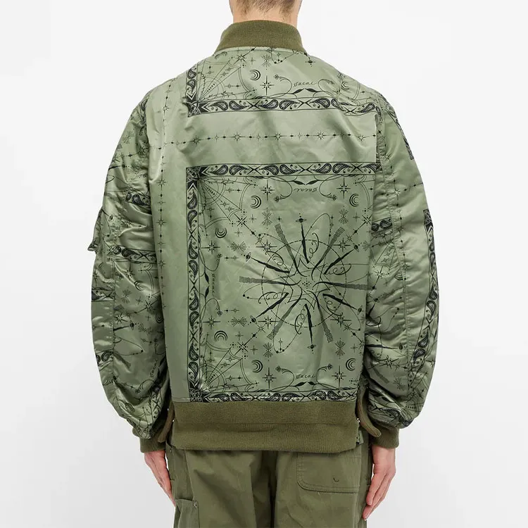 Sacai Jackets Men Army Green-1