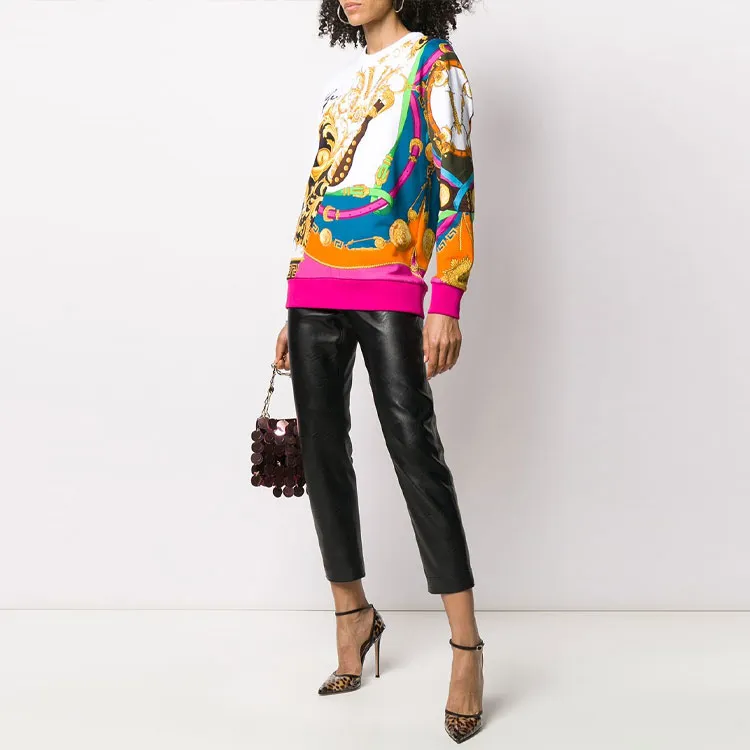 VERSACE Sweatshirts Women's White-3