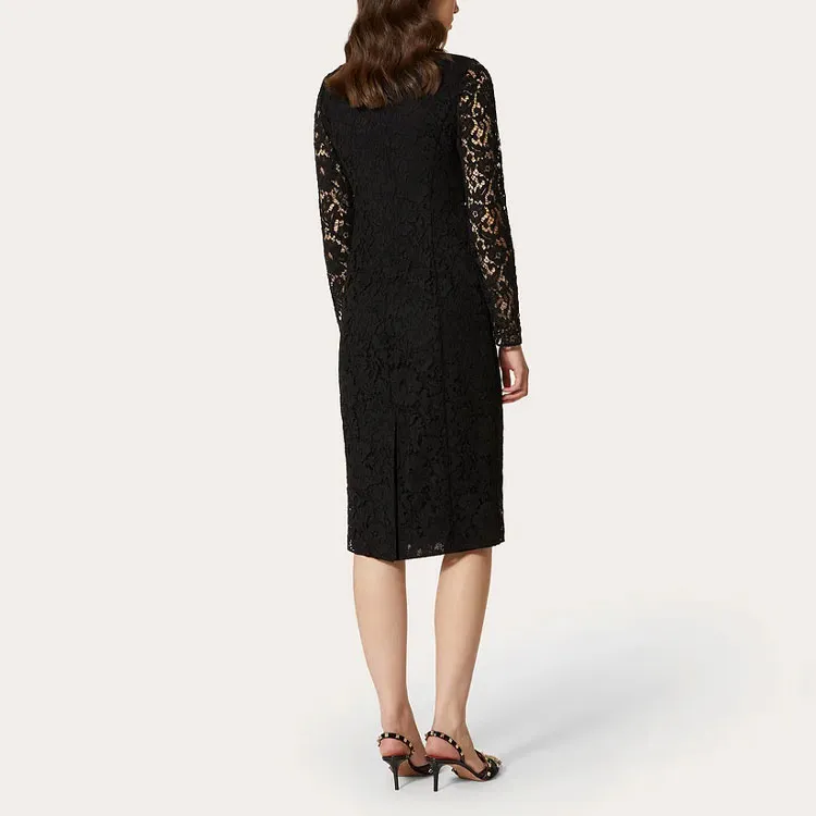 Valentino Lace Midi Dress-3