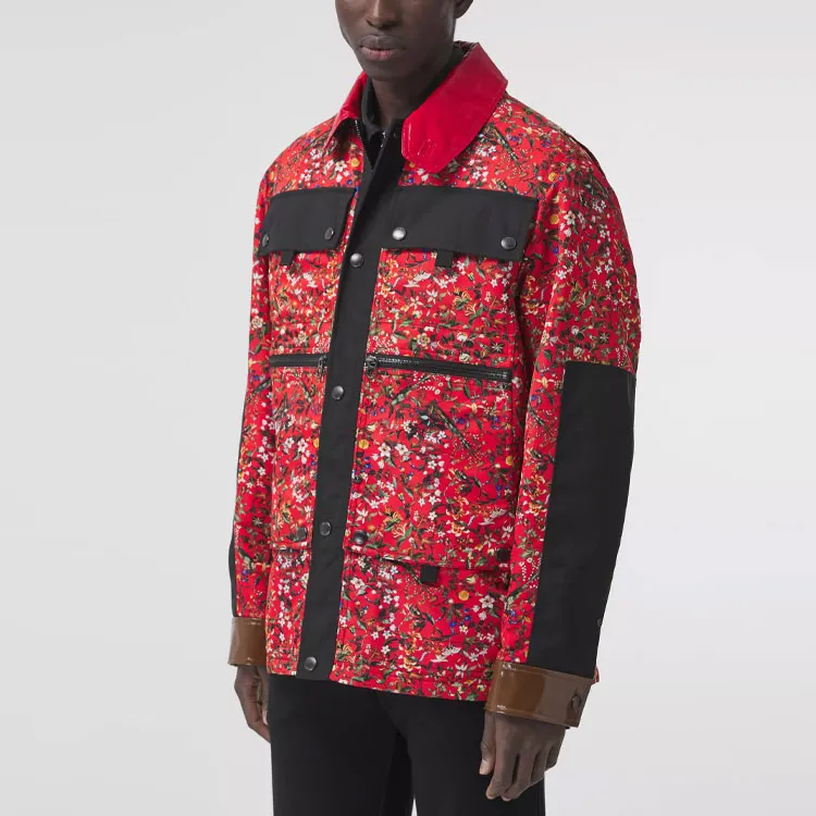 Burberry Northfleet Floral Print Nylon Field Jacket-3