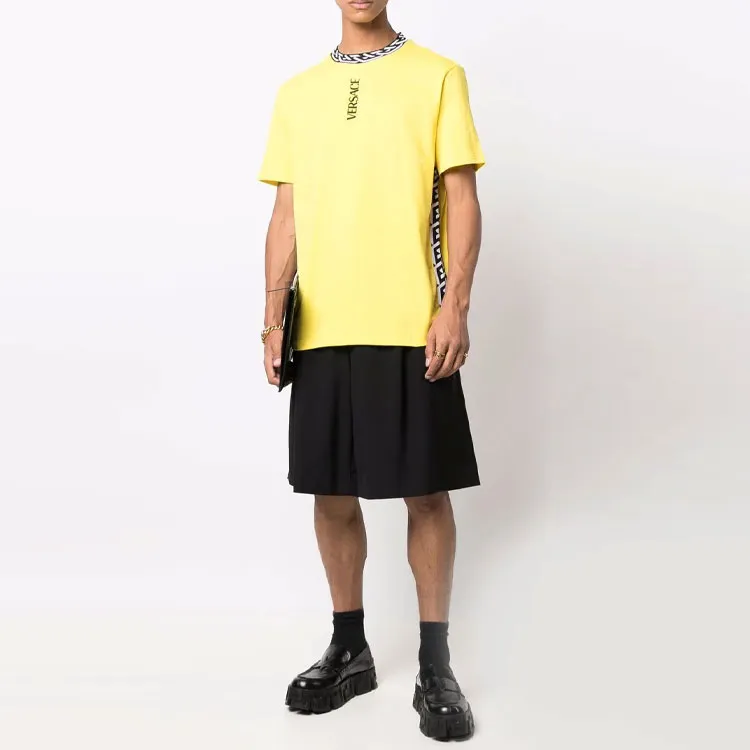 VERSACE T-Shirts Men Yellow-1