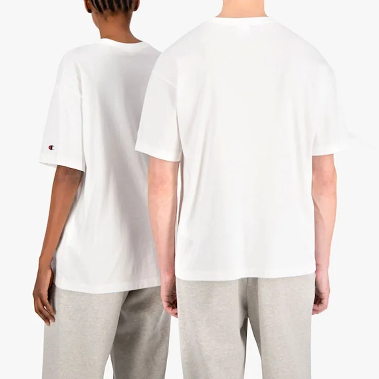 Champion Stranger Things Straight T-Shirt US Version Unisex White-3
