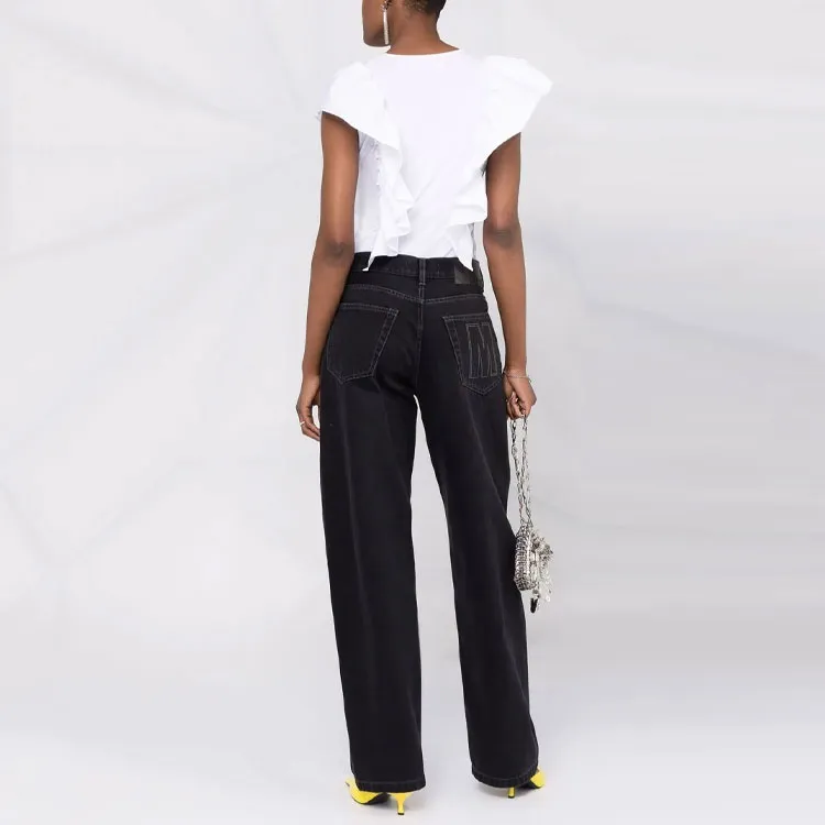 MSGM Jeans Women's Black-1