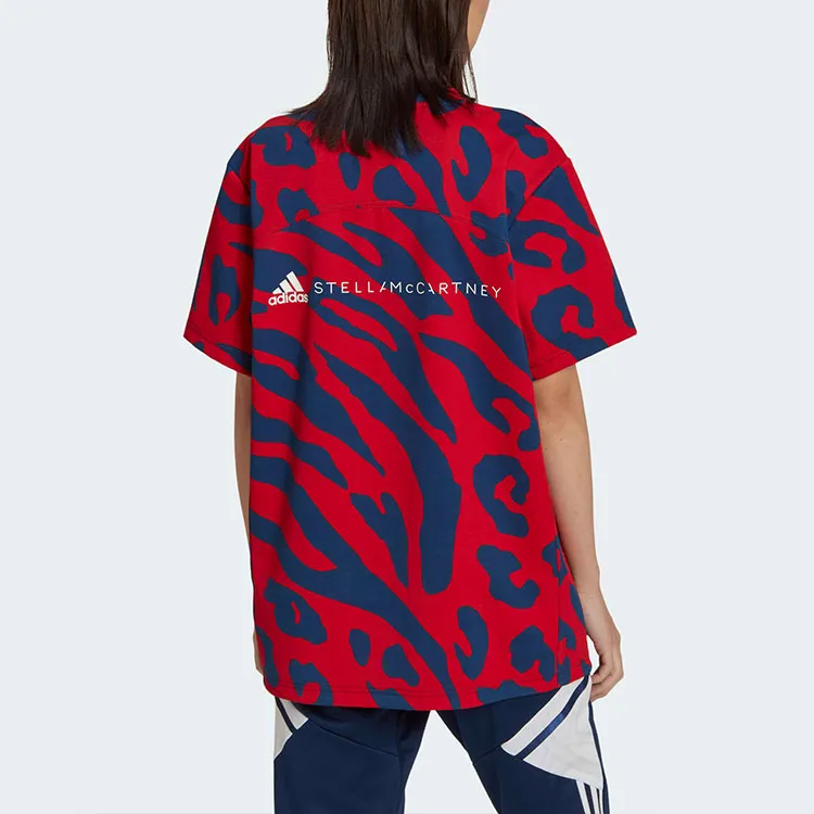 Adidas Arsenal By Stella McCartney T shirt Red/Blue-3
