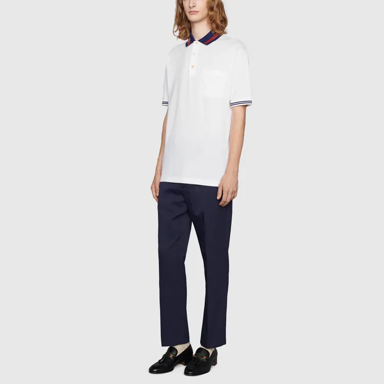 GUCCI SS22 Polo Shirt Men's White-1